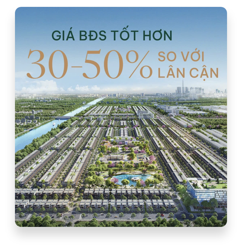Giá tốt hơn 30-50% so với lân cận